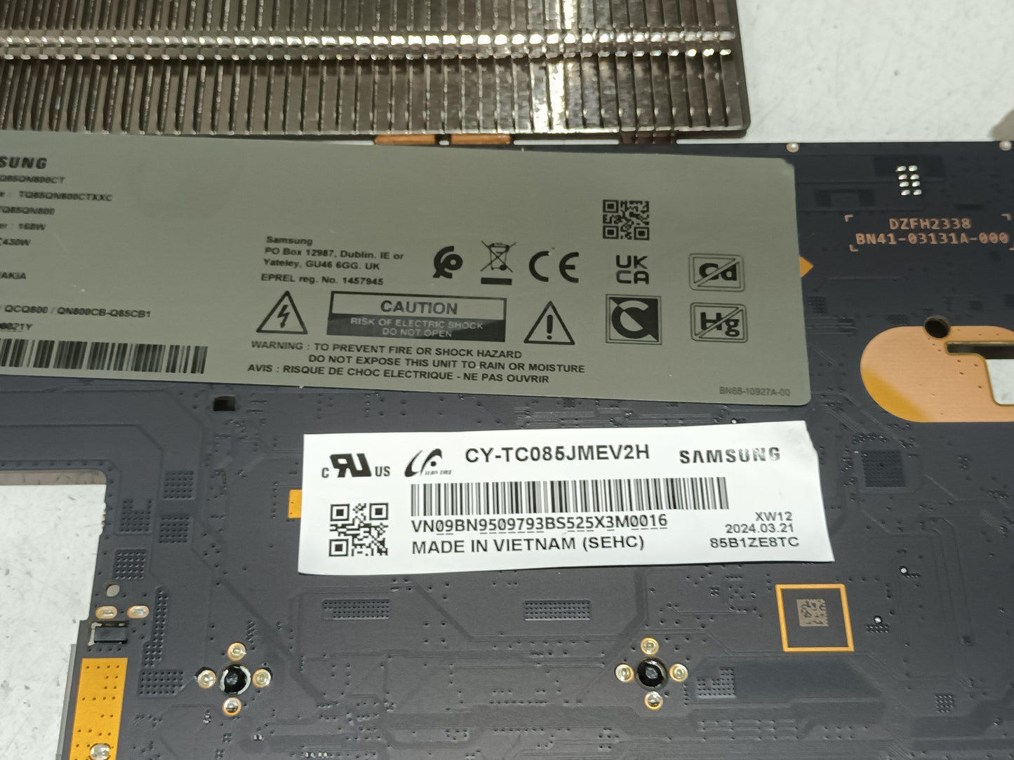 SAMSUNG TQ85QN800C, componentes TV NUEVOS, ref-100