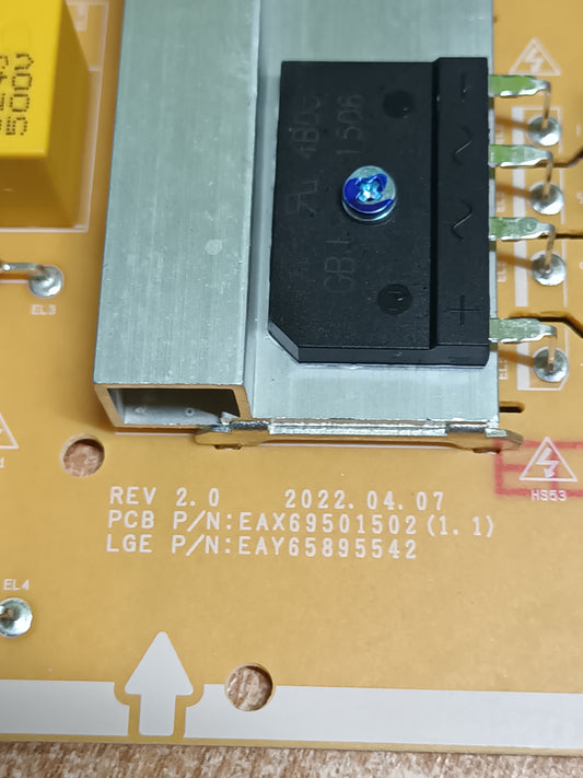 EAX69501502(1.1), NUEVA SIN USAR, de tv LG75NANO82T6B,