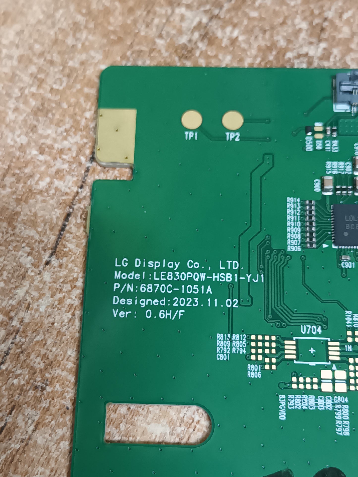 PLACA T-COM, 6870C-1051A, NUEVA SIN USAR, de TV SAMSUNG TQ77S90DAE,