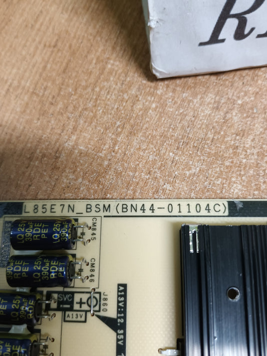 BN44-01104C, de SAMSUNG TQ85Q60DAU, NUEVA