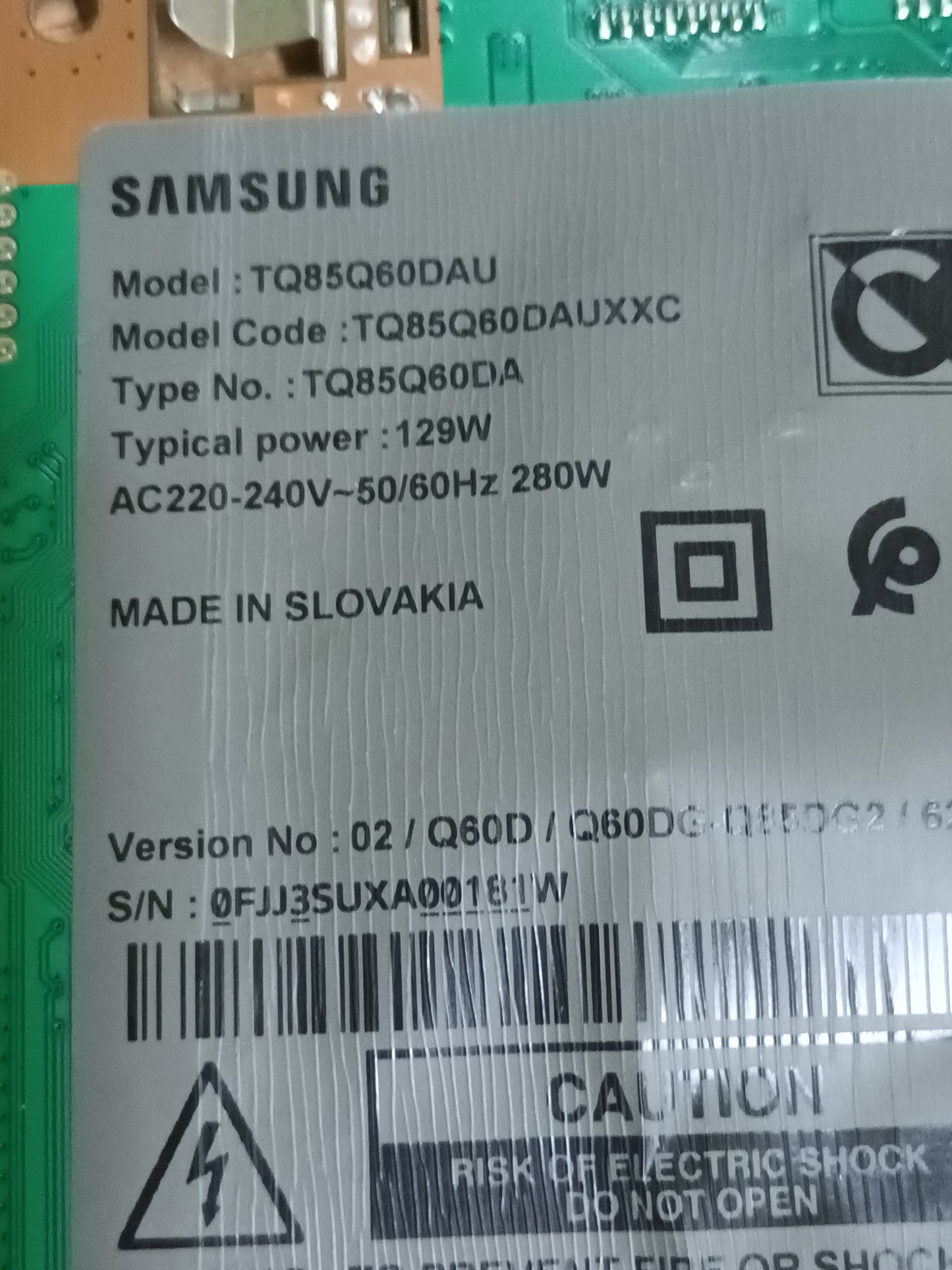 PIES DE TV SAMSUNG TQ85Q60DAU, NUEVOS (ref-210)