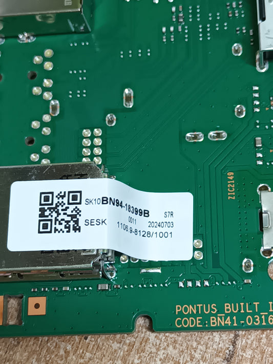 Placa main, BN94-18399B, de tv SAMSUNG TU98DU9005K, NUEVA SIN USAR, 