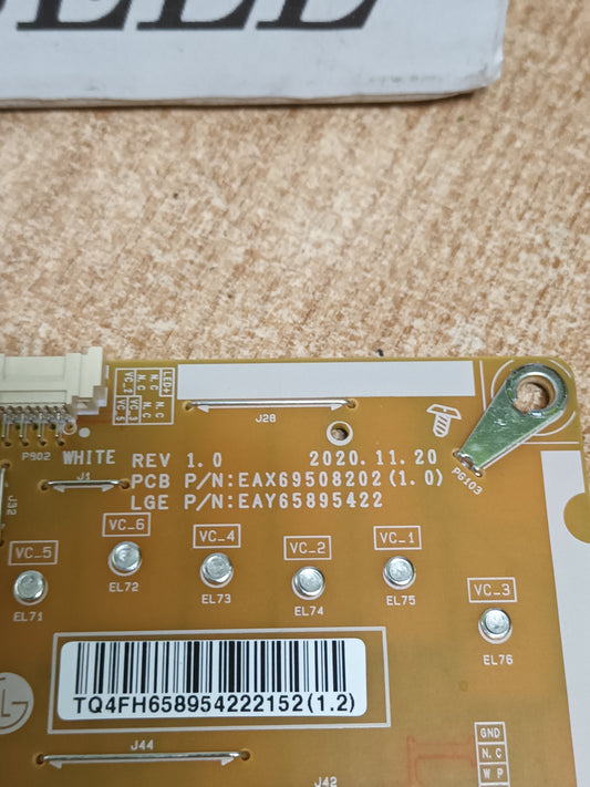 EAX69508202(1.0), NUEVA SIN USAR, de tv LG65QNED776RB,