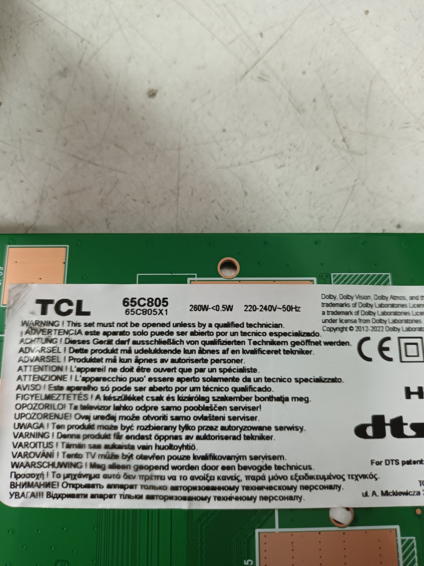 KIT 30 tiras de retroiluminación de TCL 65C805