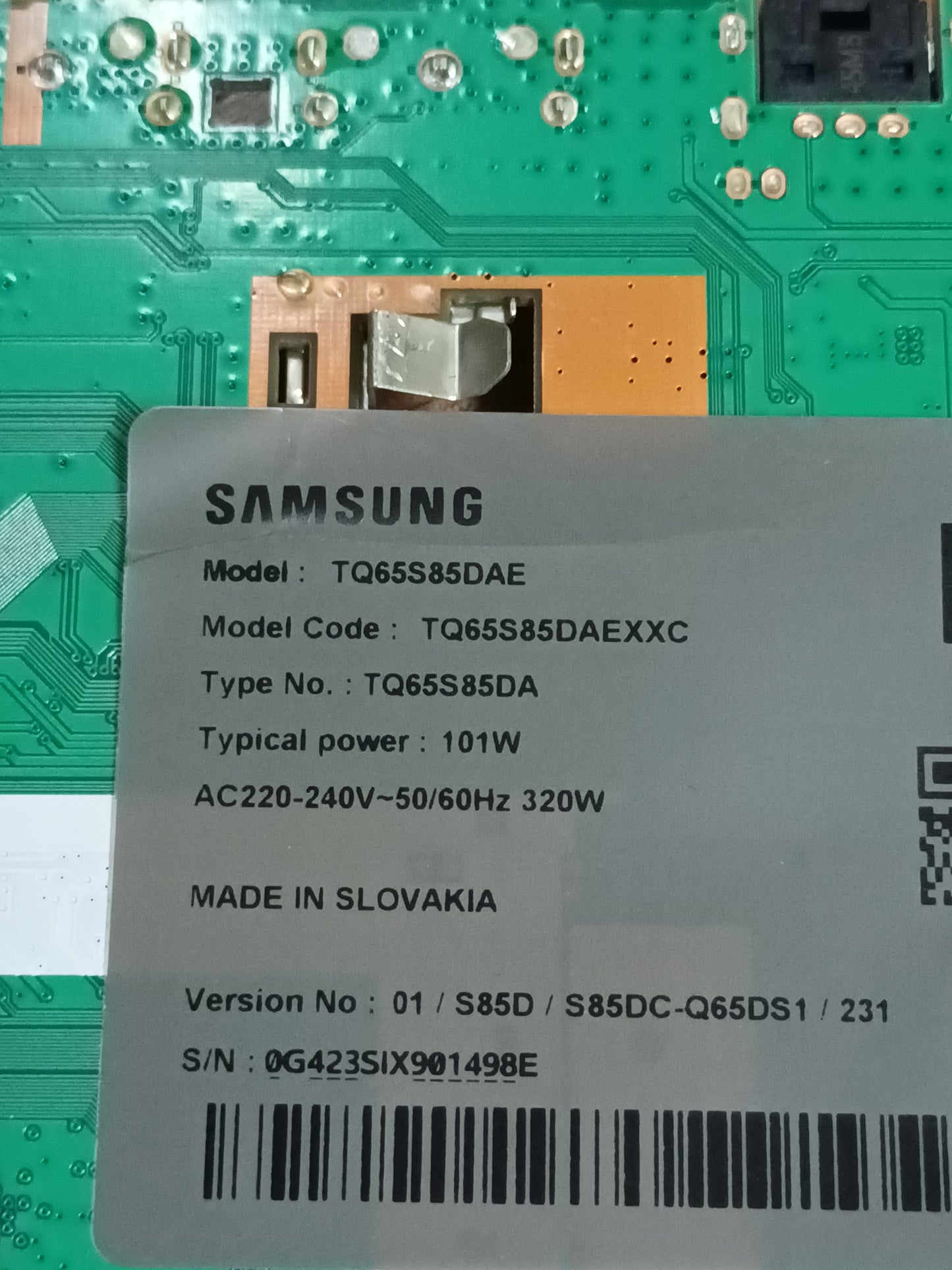 soporte, pies de SAMSUNG TQ65S85DAE, NUEVOS