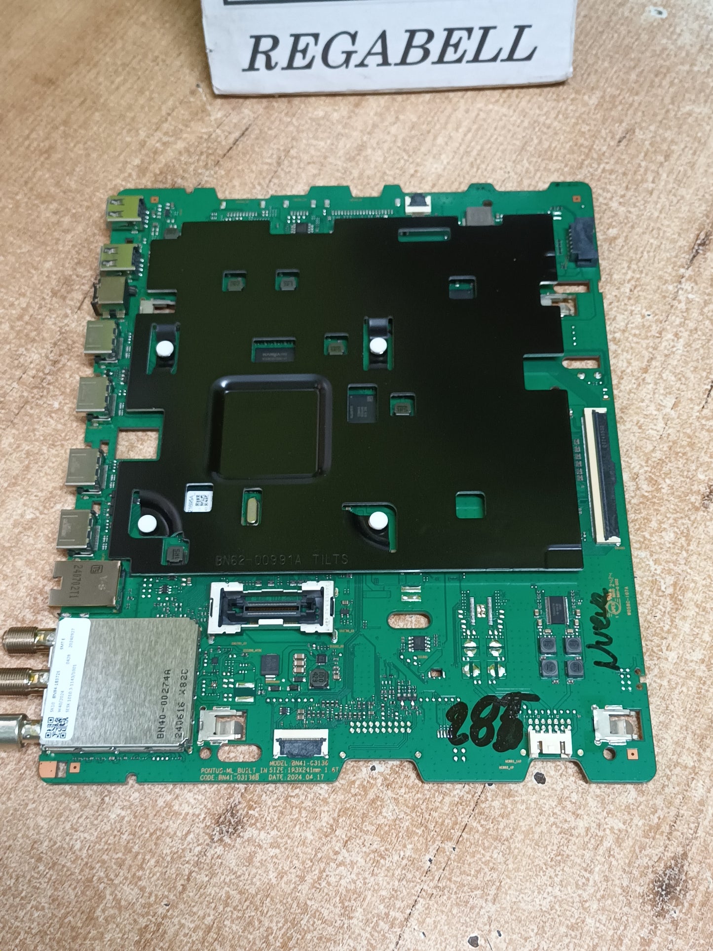 Placa main, BN96-18372S, de tv SAMSUNG TQ65Q70DAT, NUEVA SIN USAR