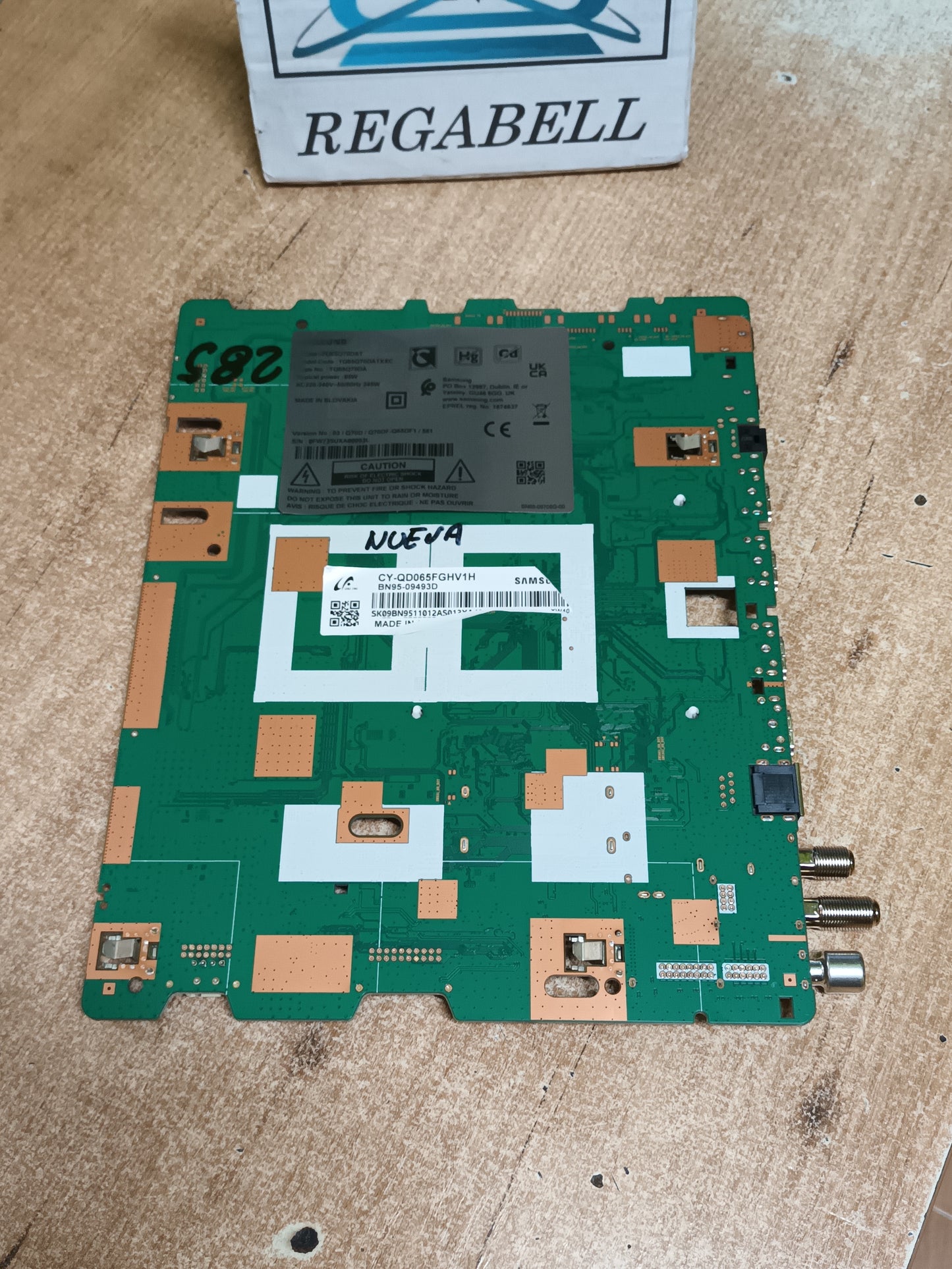 Placa main, BN96-18372S, de tv SAMSUNG TQ65Q70DAT, NUEVA SIN USAR