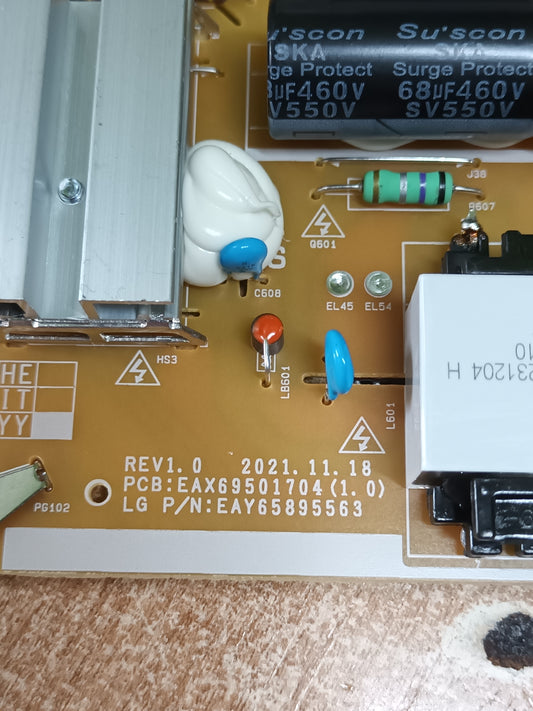 EAY69501704(1.0), NUEVA SIN USAR, de TV LG55NAN081T6A,