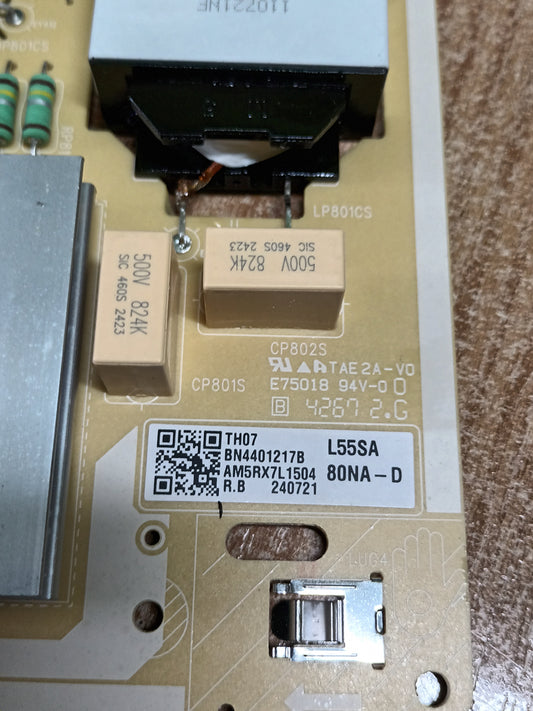 BN44-01217B, NUEVA SIN USAR, de TV SAMSUNG TQ55QN88DBT,