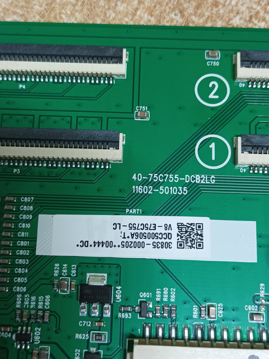 40-75C755-DCB2LG, de TCL 65C805X1, NUEVA