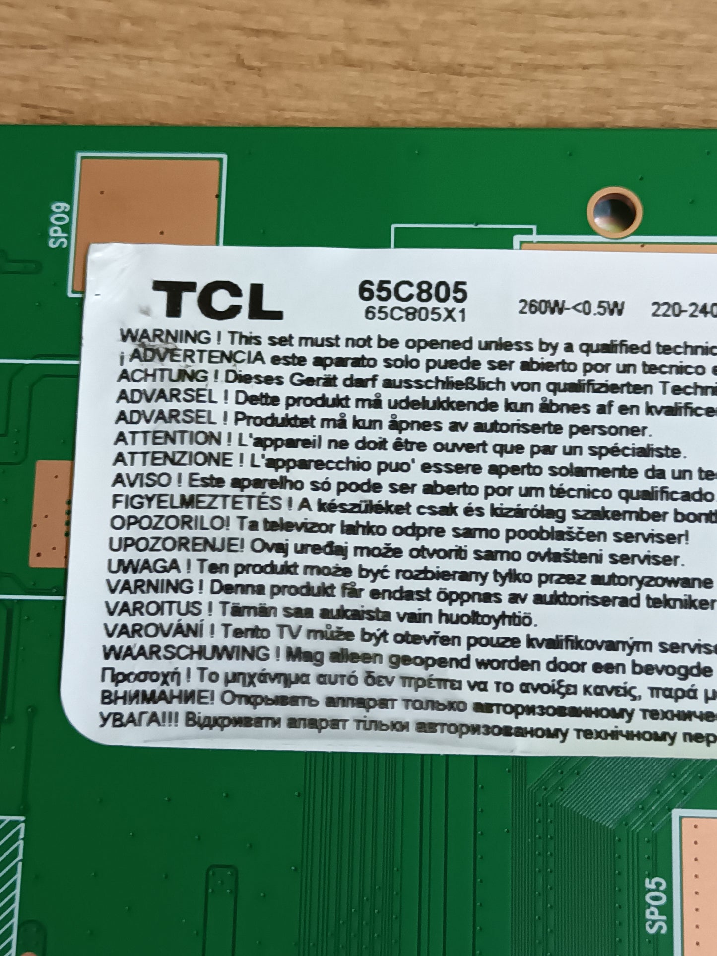 mando tv TCL 65C805, (Mando nuevo) Y ORIGINAL