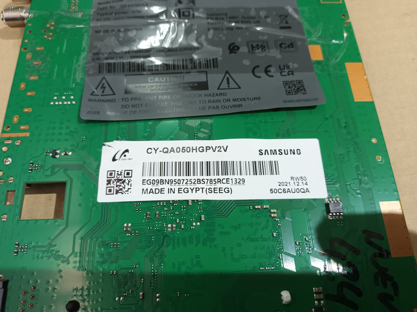 SAMSUNG QE50Q60AAU, componentes TV NUEVOS,