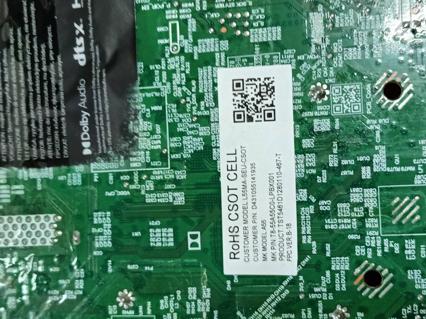 TD-001X, de XIAOMI TV L55MA-SEU, NUEVA