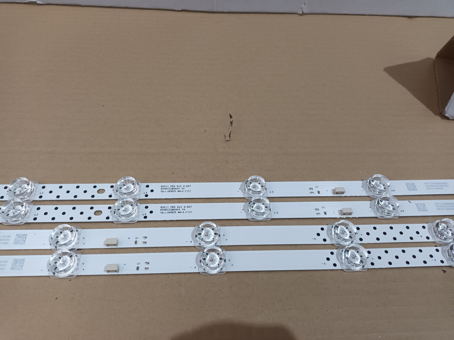TCL 65P655, KIT TIRAS LED nuevas,