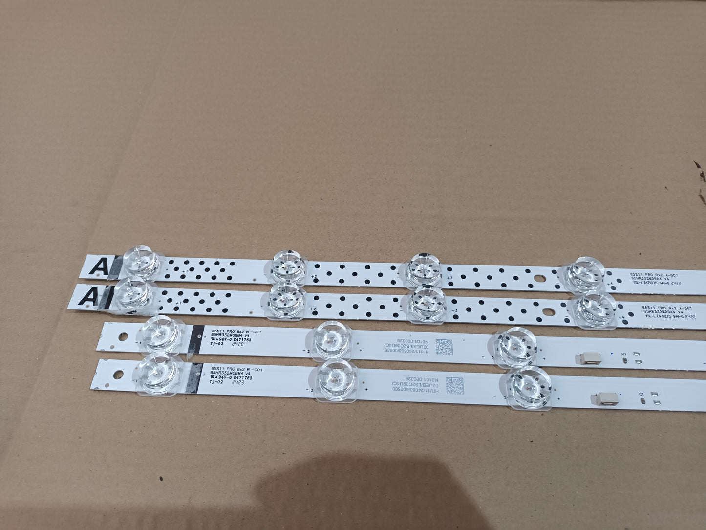 TCL 65P655, KIT TIRAS LED nuevas,