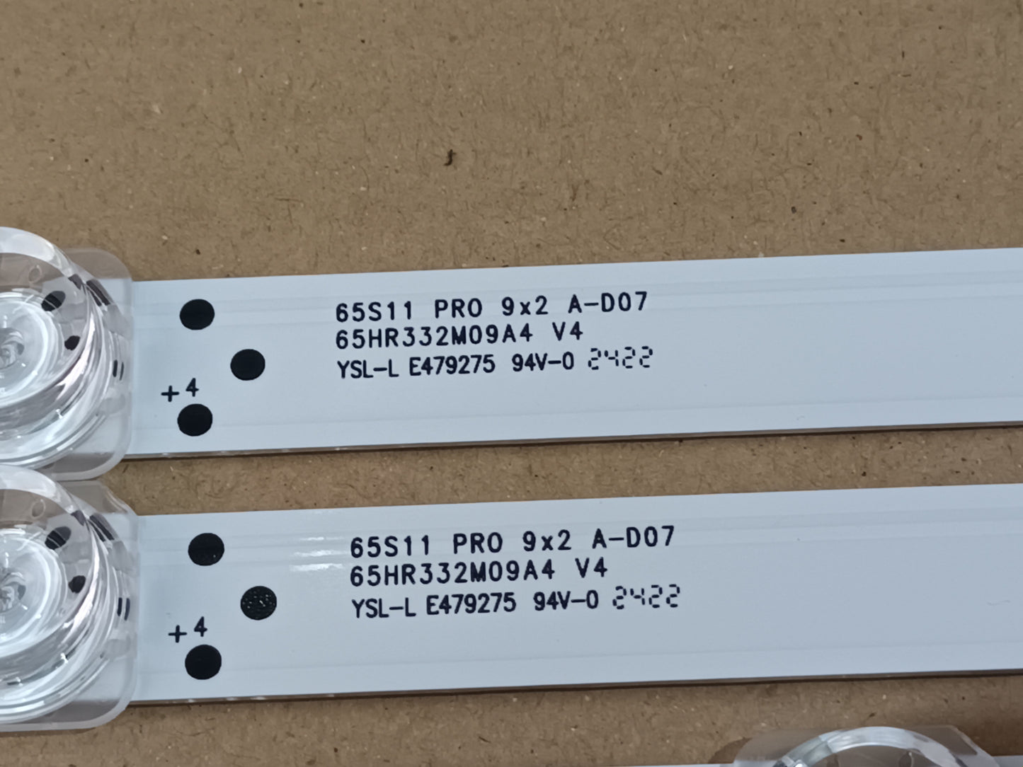 TCL 65P655, KIT TIRAS LED nuevas,