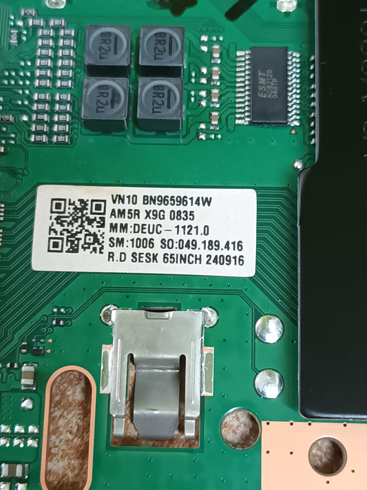 Placa main, BN96-59614W, de tv SAMSUNG TU65DU7175U, NUEVA SIN USAR,