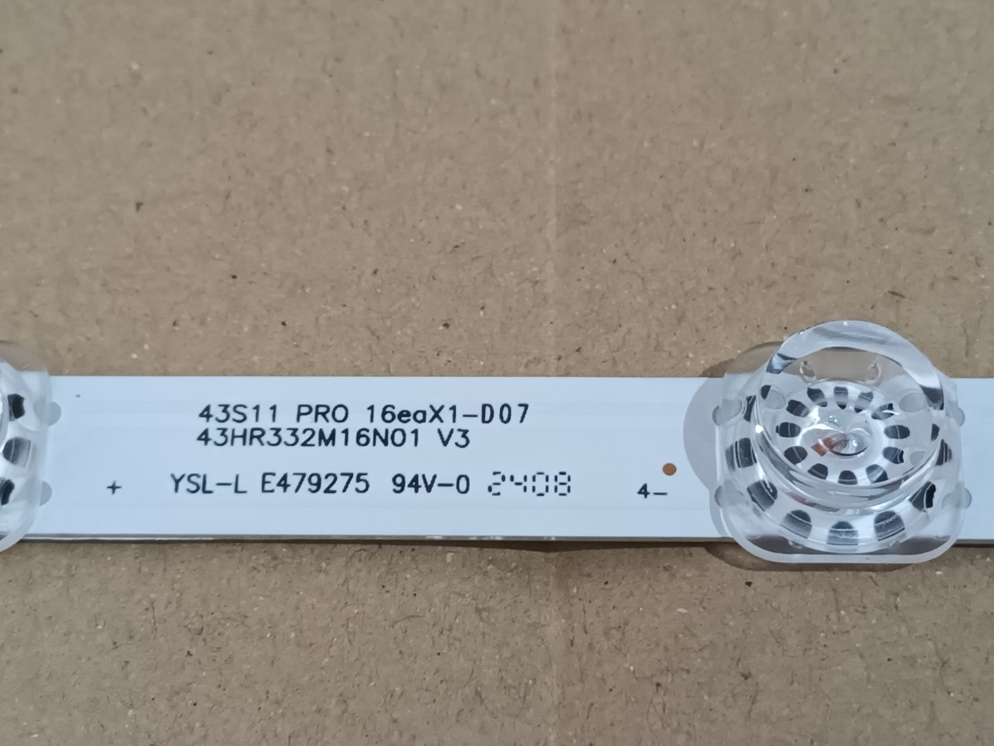 TCL 43P655, KIT TIRAS LED nuevas,