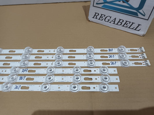 TU65DU7175U SAMSUNG , KIT TIRAS LED nuevas,