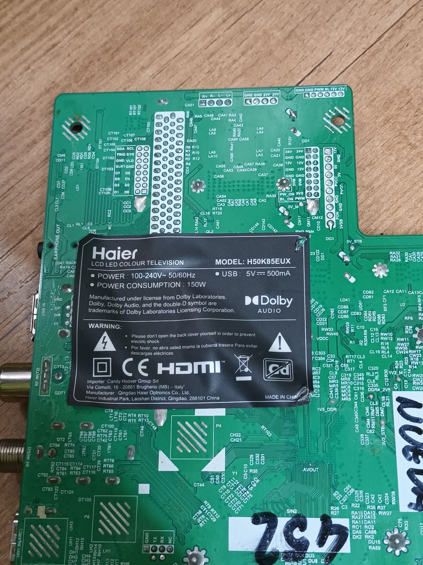 MP140HA-5HE, HAIER H50K85SEU, NUEVA