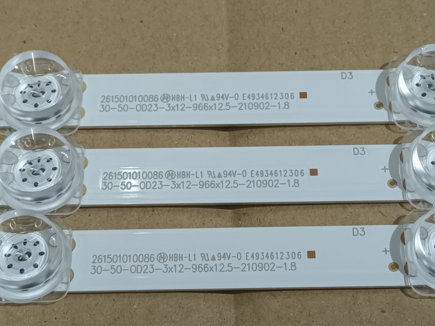 UE50CU7172U SAMSUNG, KIT TIRAS LED nuevas,