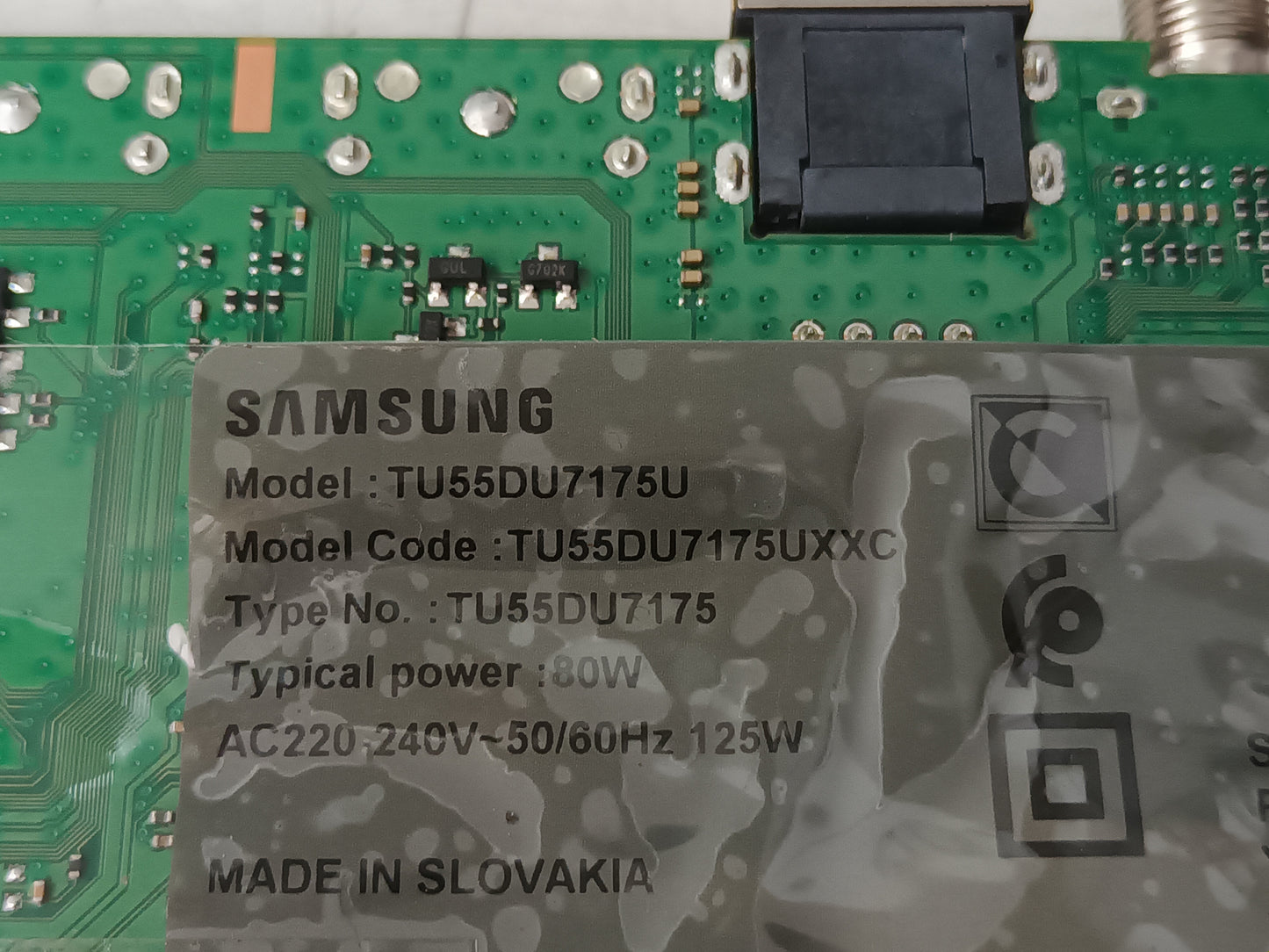 KIT DE 4 tiras de retroiluminación de samsung TU55DU7175U