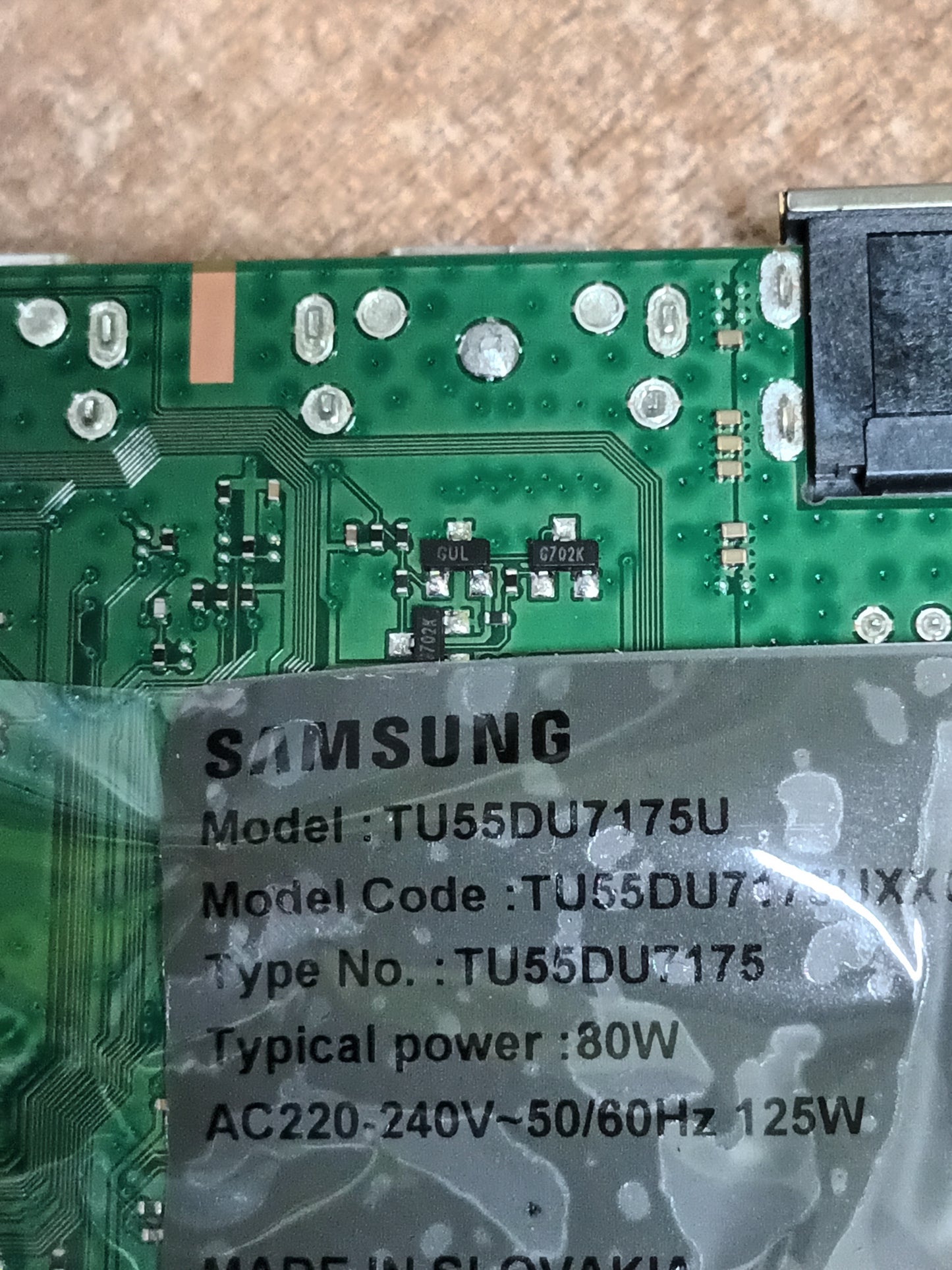 BN44-01267E, de SAMSUNG TU55DU7175U,NUEVA