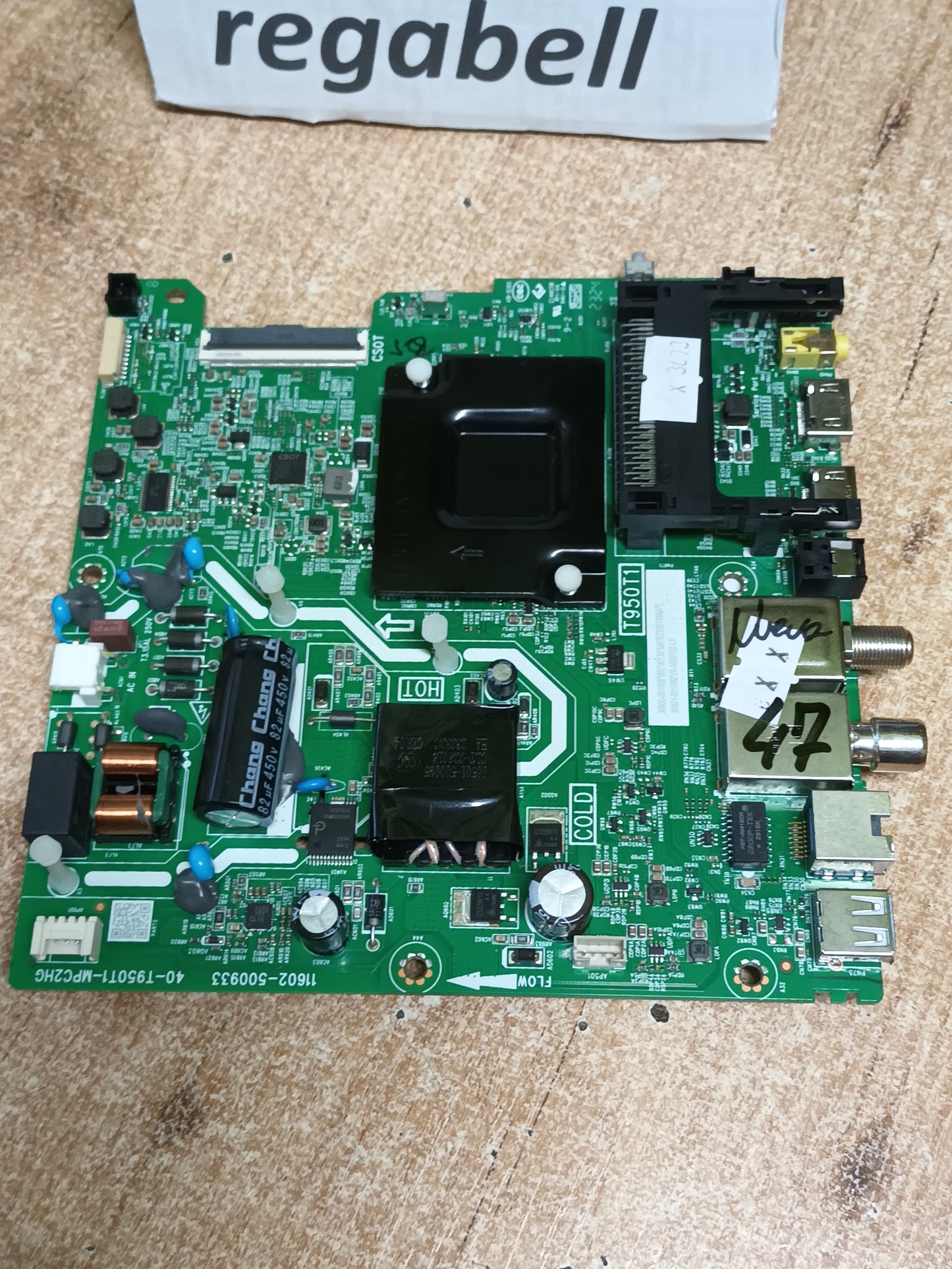 Placa main, 40-T950T1-MPC2HG, de tv TCL 32SF540, NUEVA SIN USAR
