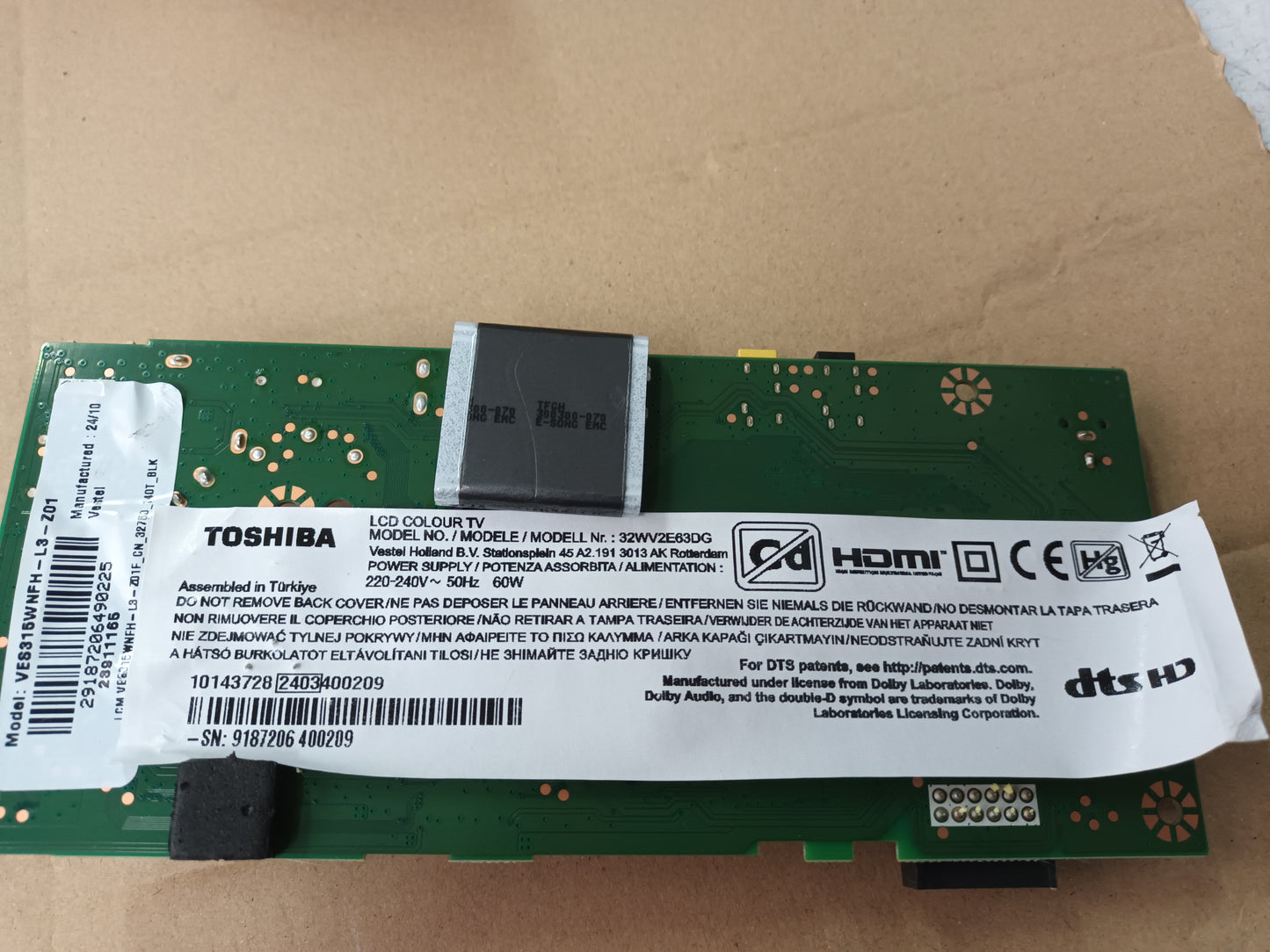 LG43UJ620V, COMPONENTES TV , (ref-116)