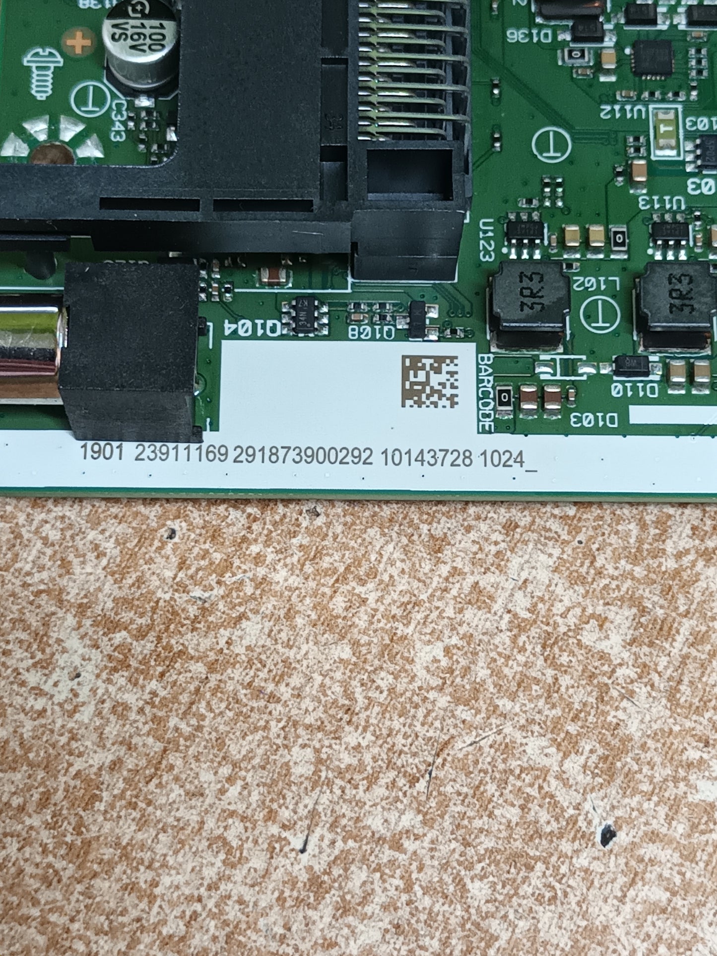 Placa main, 17MB181V, de tv TOSHIBA 32WV2E63DG, NUEVA SIN USAR,