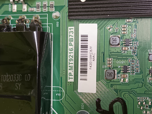Placa main, TP.MT9216.PB731, de tv HAIER H32K702FG, NUEVA SIN USAR