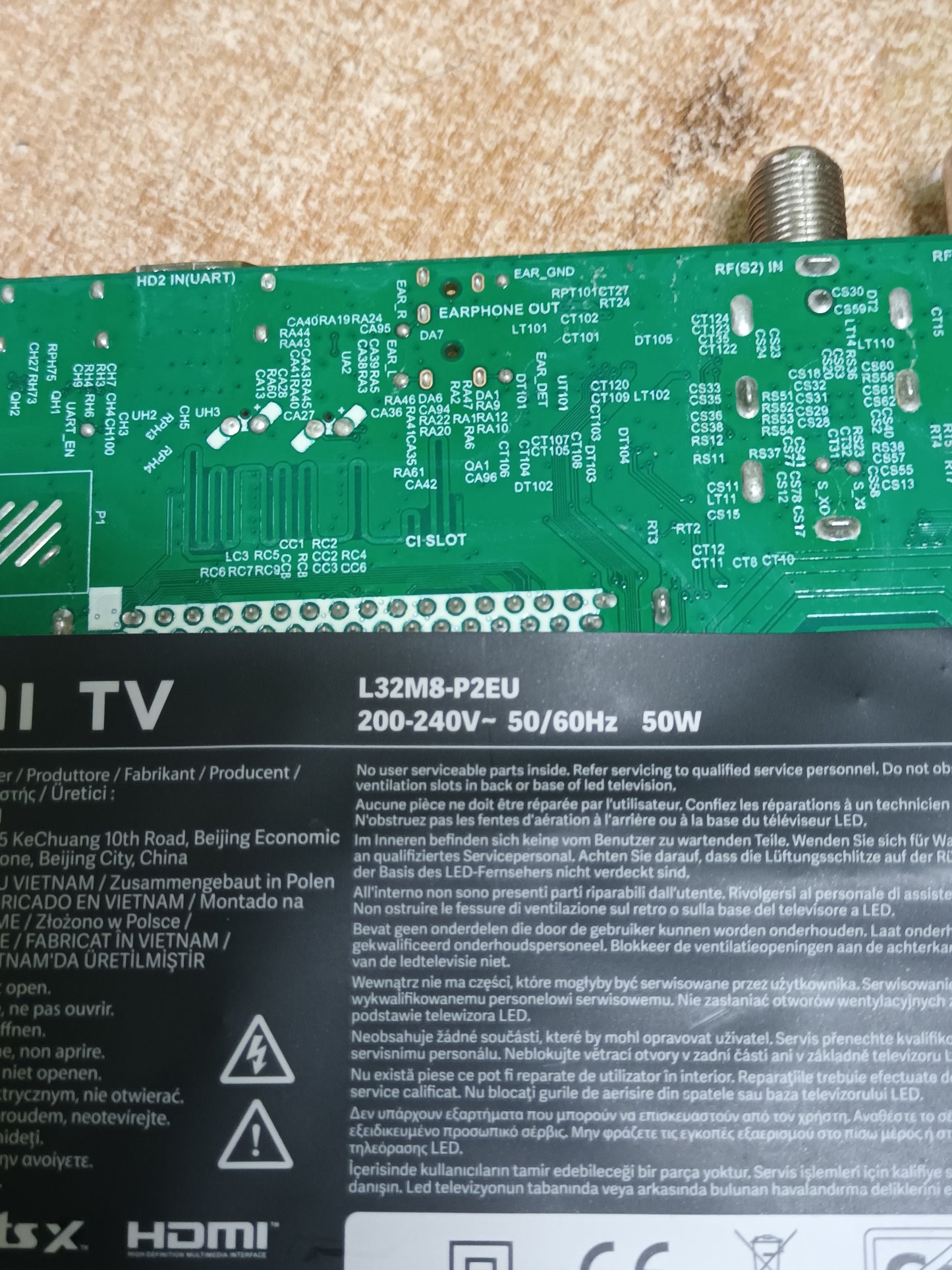 soporte de XIAOMI TV L32M8-P2EU, NUEVO, (ref.229)