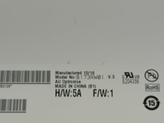 Pantalla B173RW01 V3