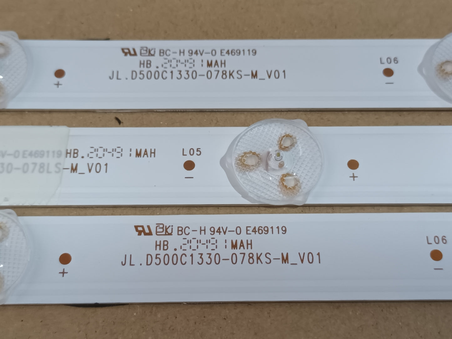 TOSHIBA 50UL3B63DG, KIT TIRAS LED (ref,361)