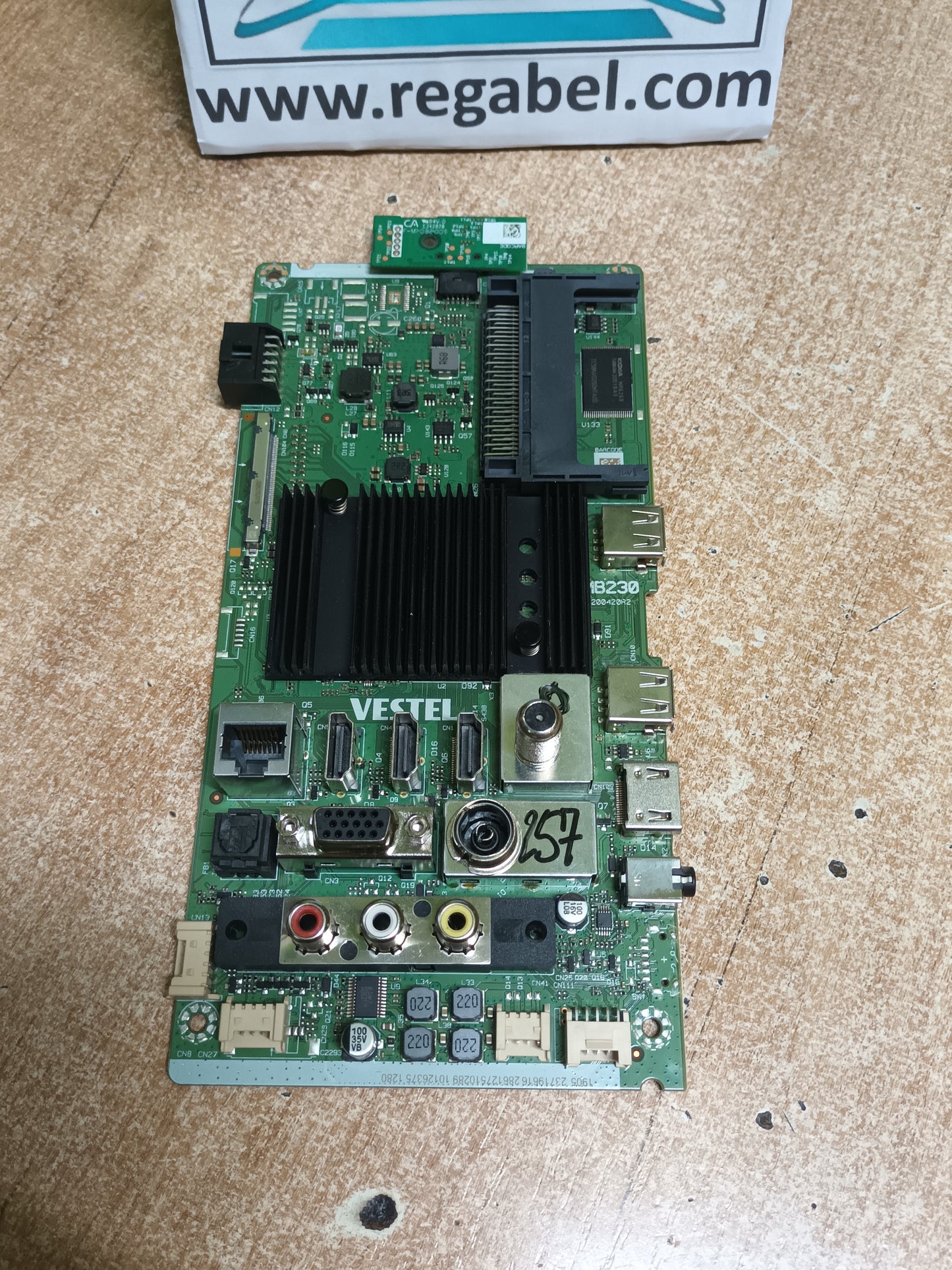 17MB230, PLACA MAIN TOSHIBA (ref-257)