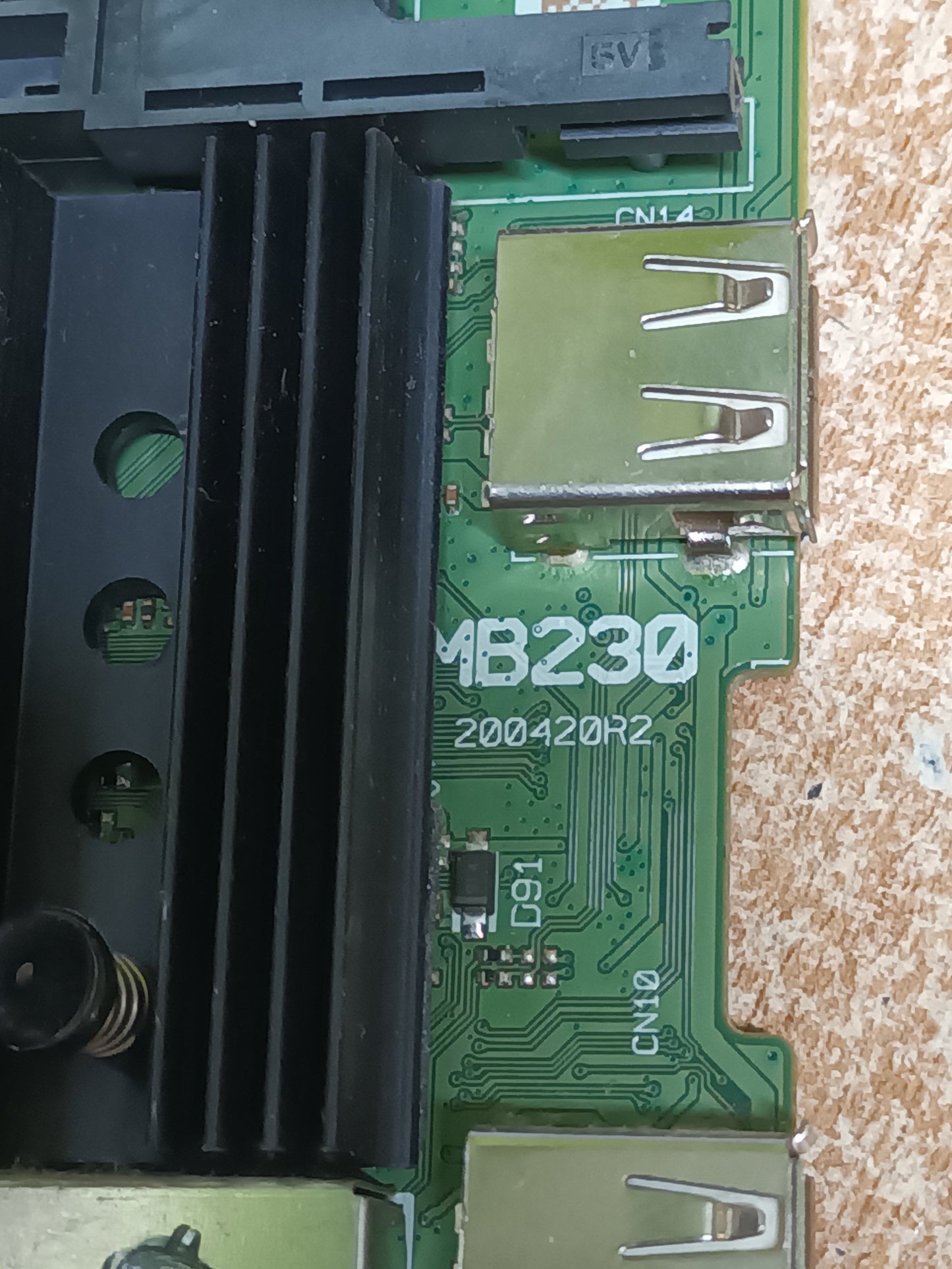 17MB230, PLACA MAIN TOSHIBA (ref-257)