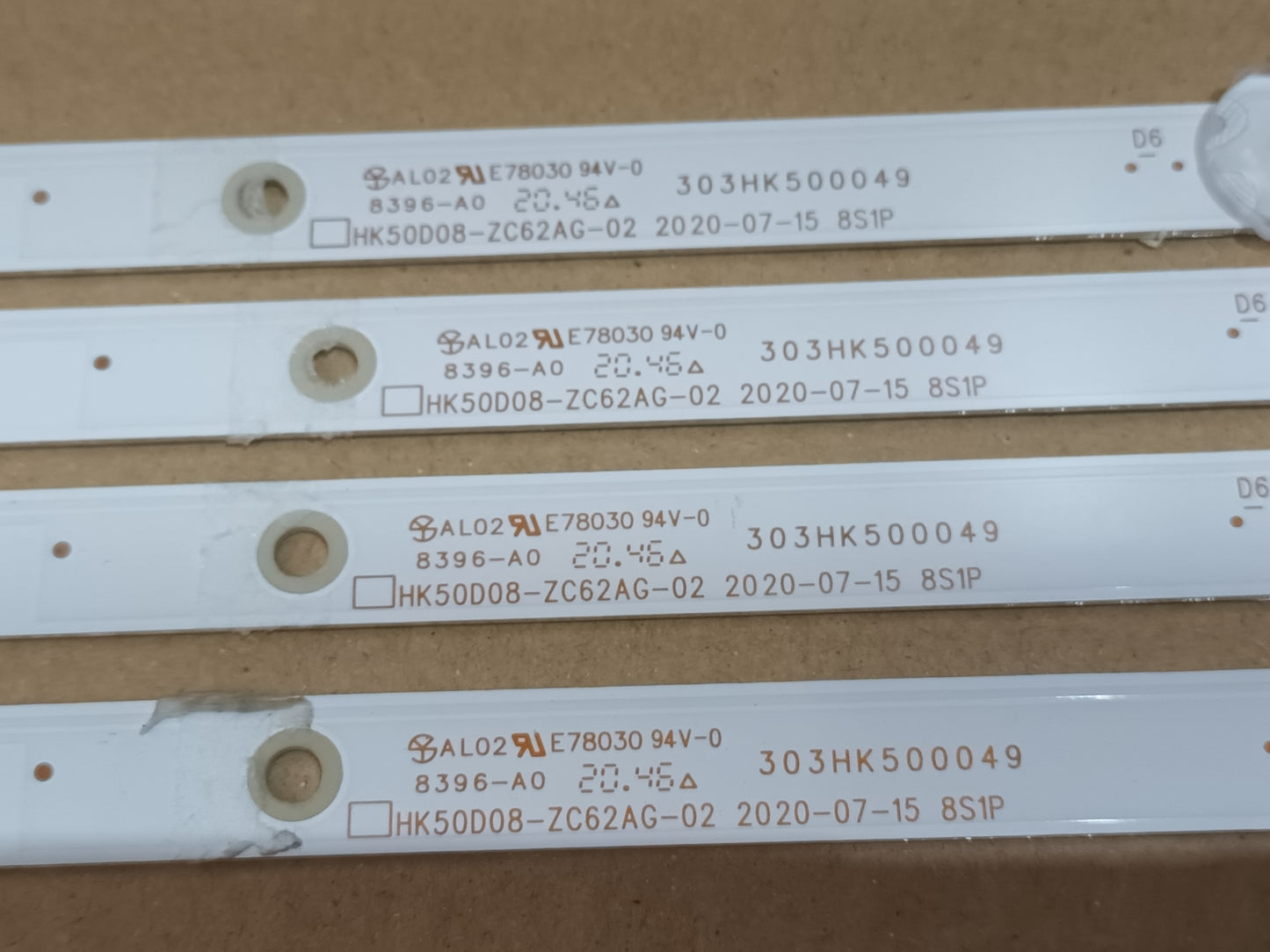 TV HKC 50F2, KIT TIRAS DE LED, (ref,177)