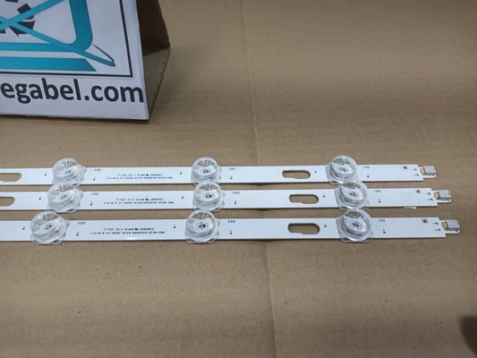 TV Samsung UE43AU7105K, Kit TIRAS LED