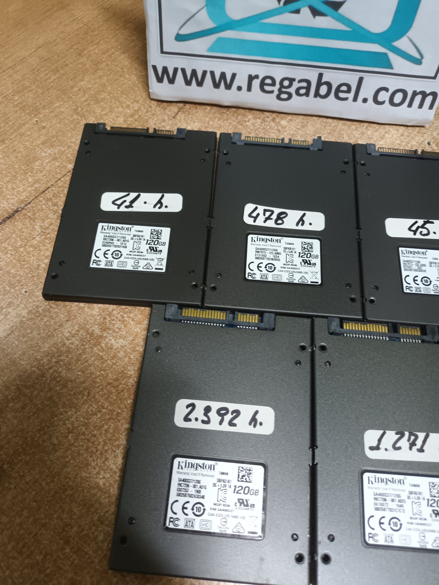LOTE DE 5 DISCOS SOLIDOS SSD 120gb,