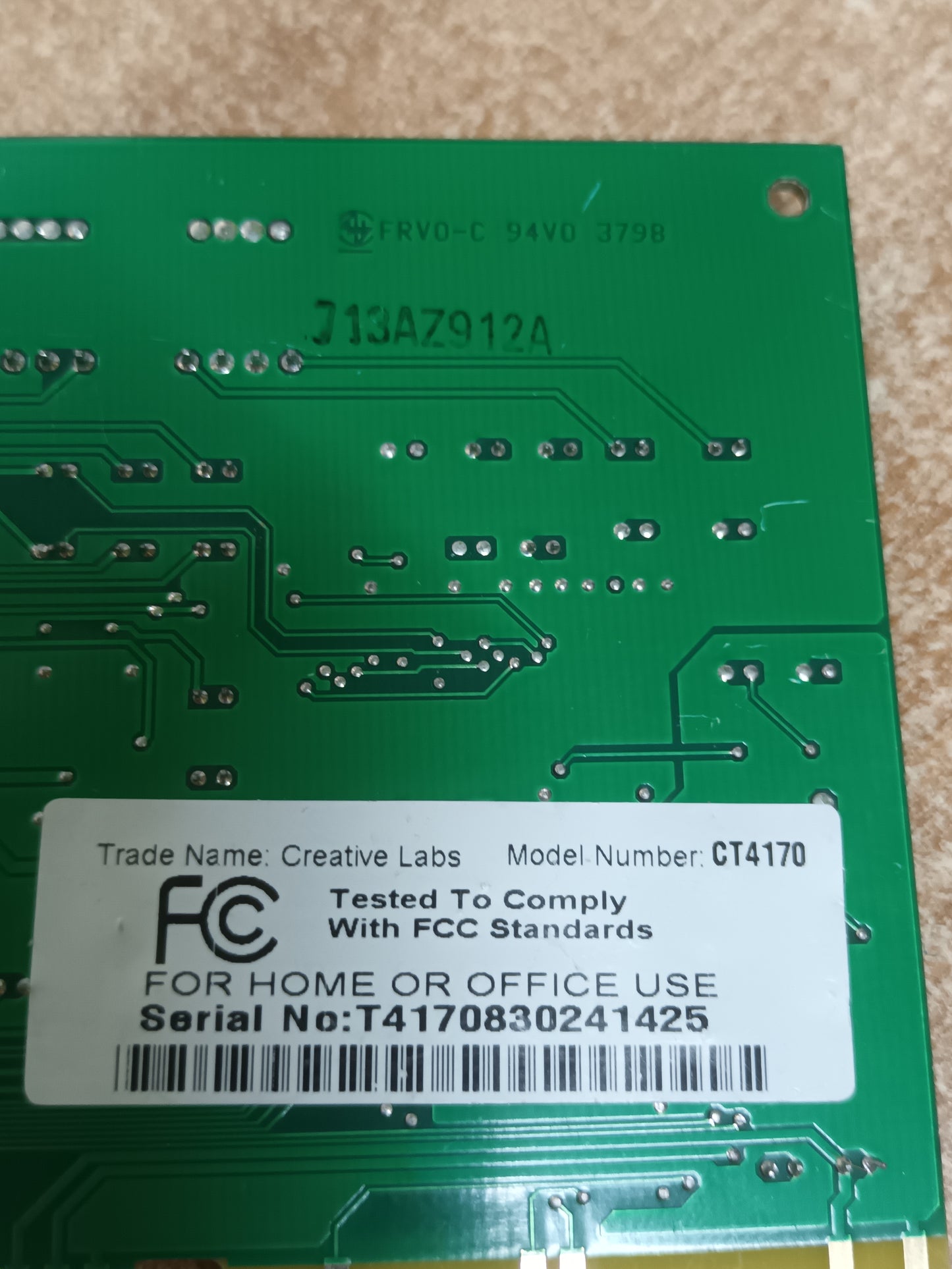 Sound Blaster 16 tarjeta sonido CT4170
