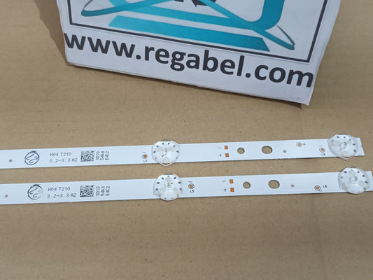 Kit 2 tiras LED Toshiba 32L3163DG