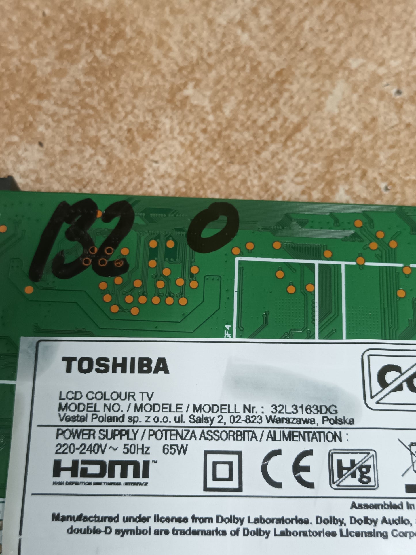 Placa T-COM Vestel 17TC711F - Ref. 180
