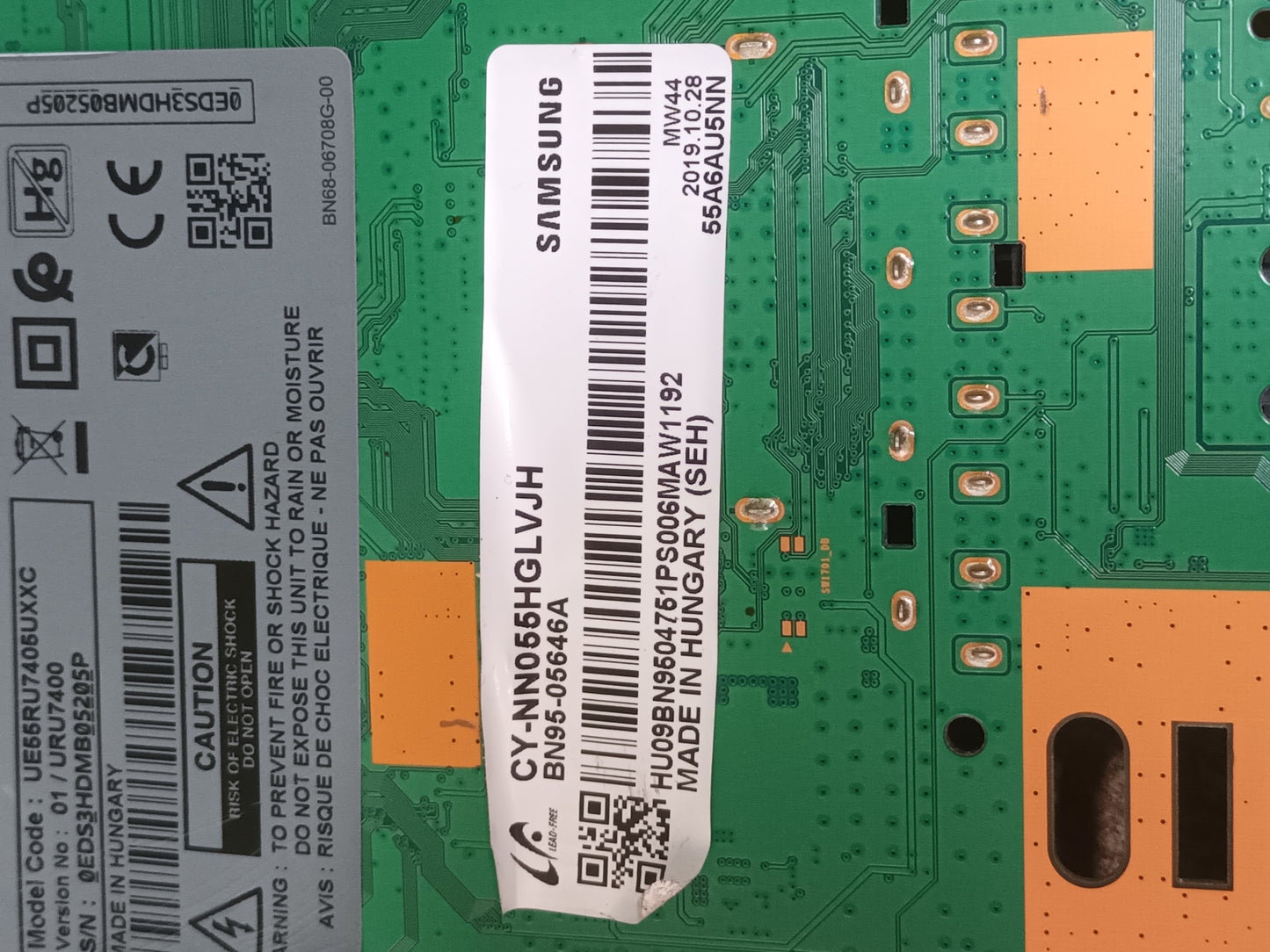 BN94-14489L, de SAMSUNG UE55RU7405U