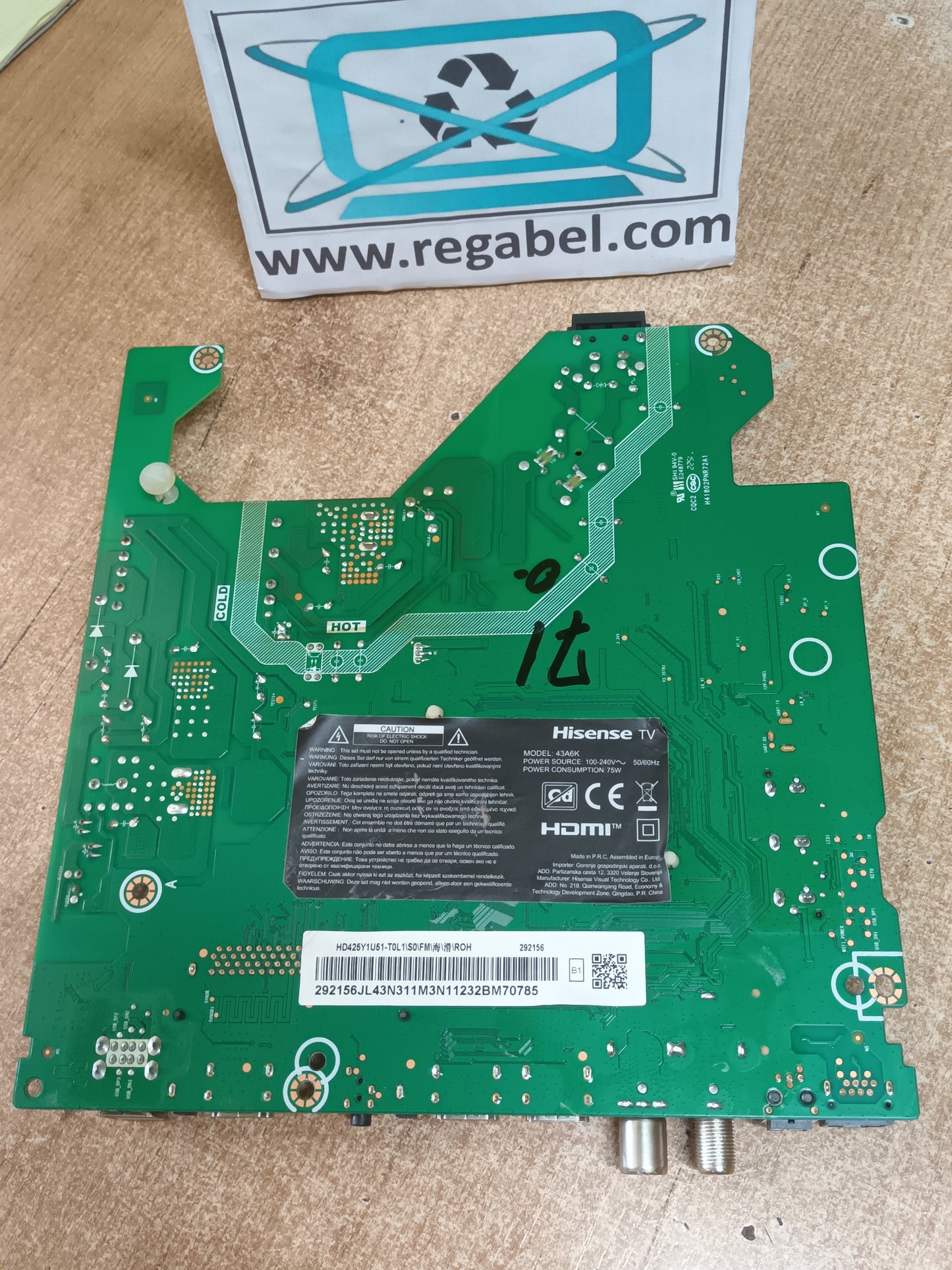 RSAG7.820.12999/R0H, PLACA MAIN HISENSE, (M-71)