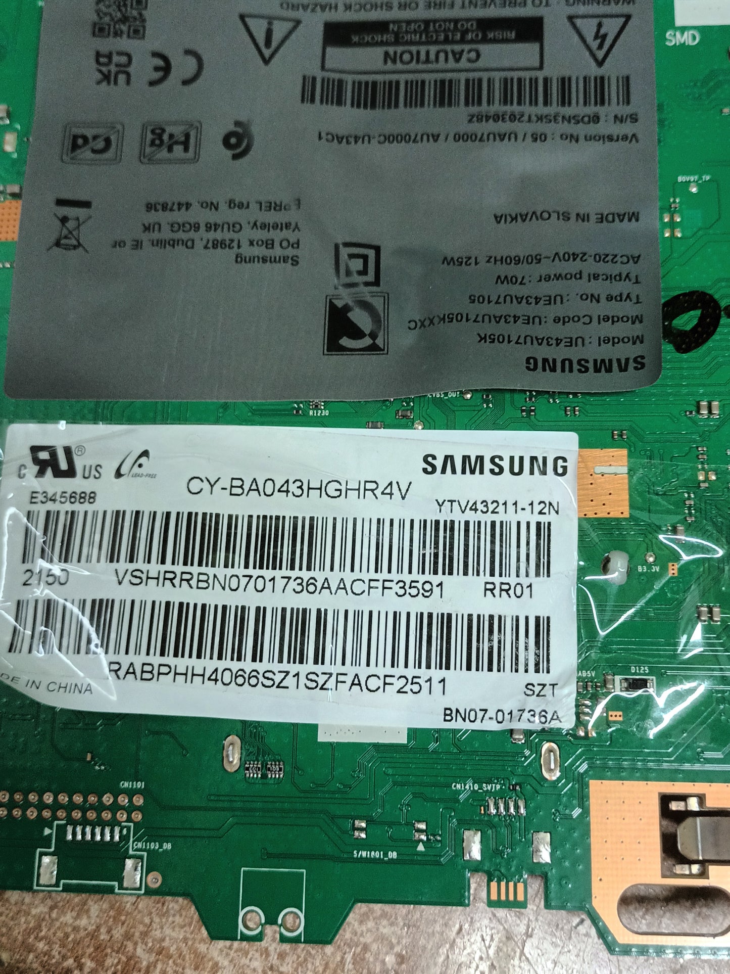 Placa base TV Samsung BN94-50991D, ref-217