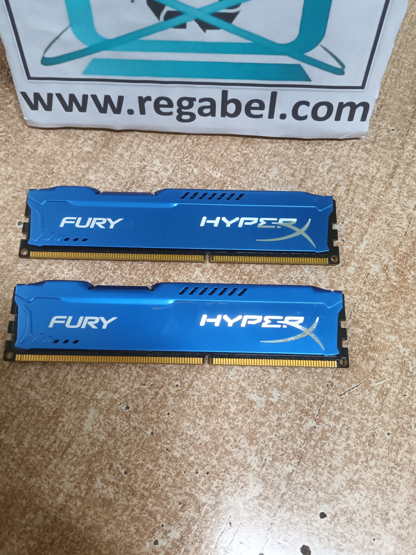 HyperX FURY 4GBx2 DDR3 1600MHz Azul