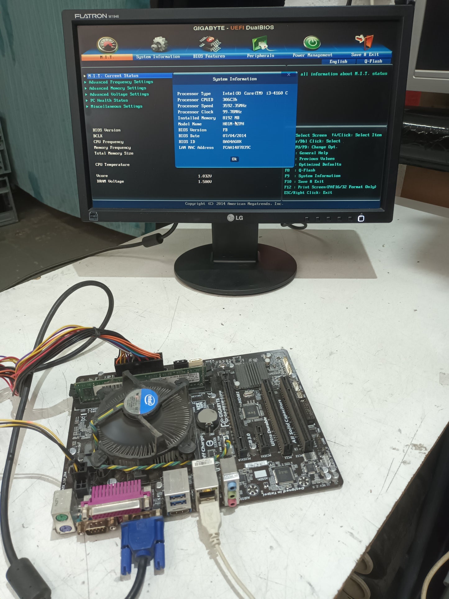 Placa base Gigabyte GA-H81M-S2PH - (ref.2)