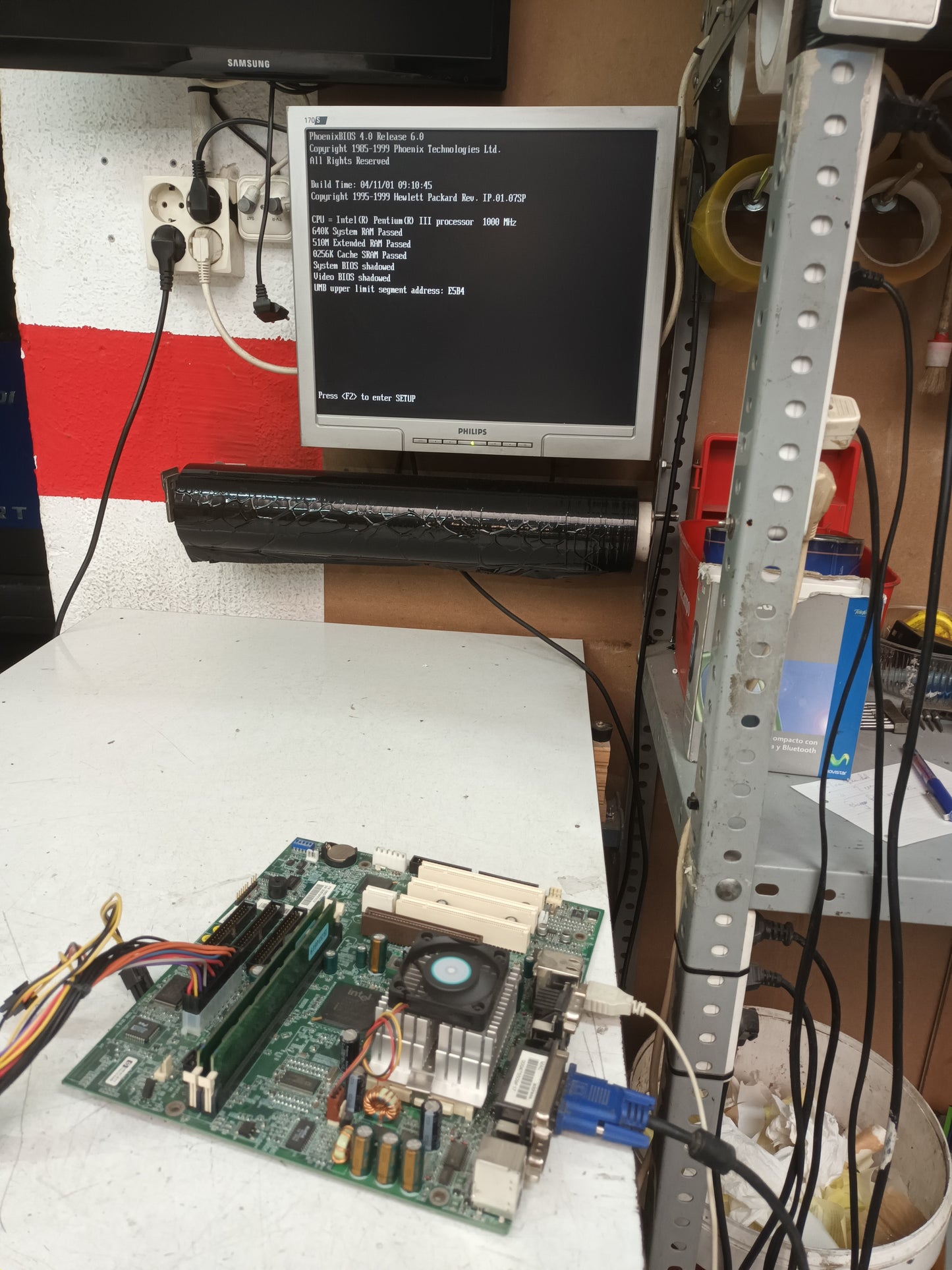 Placa base Intel Pentium III 1000MHz