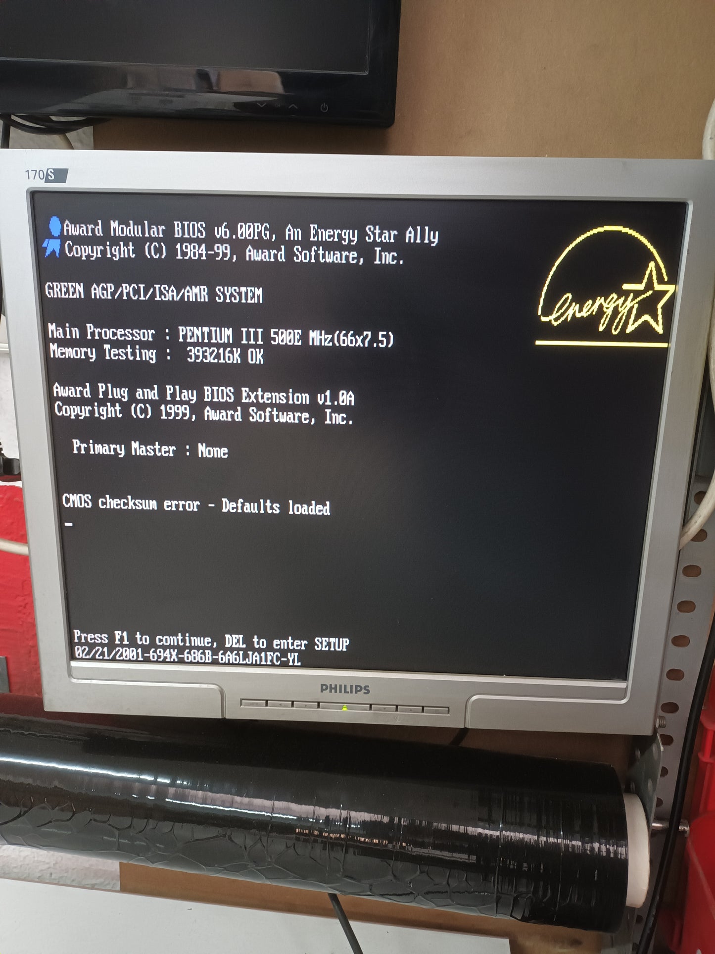 PLACA BASE, PROCESADOR PENTIUM III, 500E, (PL-29