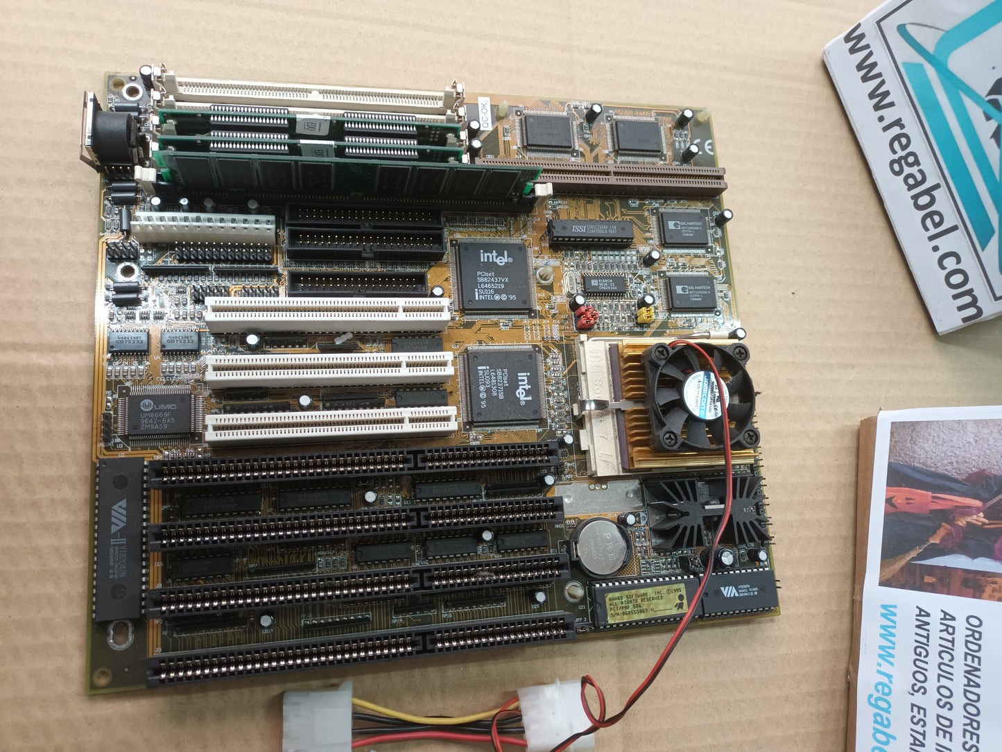 Placa base, + Pentium S 166MHz